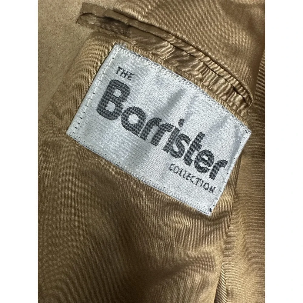 VTG‎ 80s Barrister Collection Blazer Mens 40 Camel Tan 100% Camelhair Sport Coat